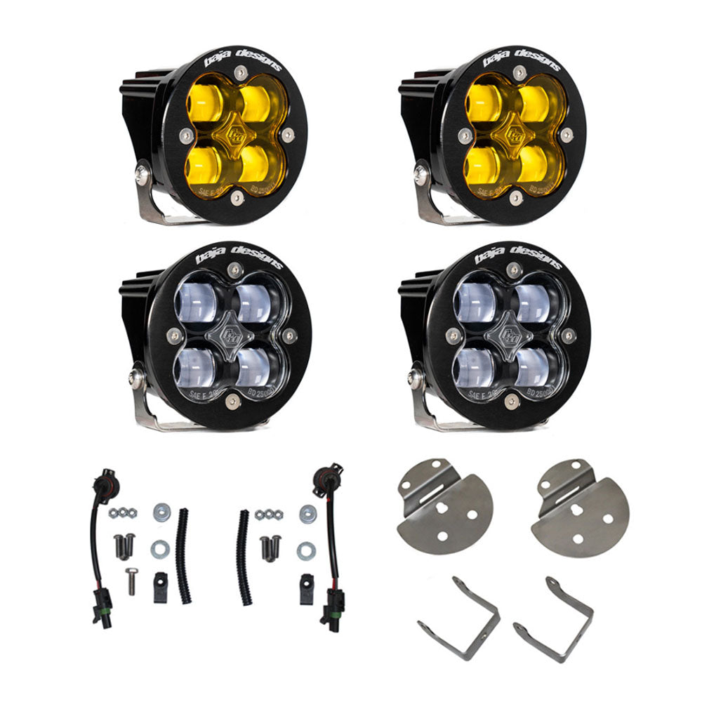 Baja Designs Squadron SAE Fog Pocket Light Kit 15-19 GM Colorado / Canyon / Silverado / Sierra