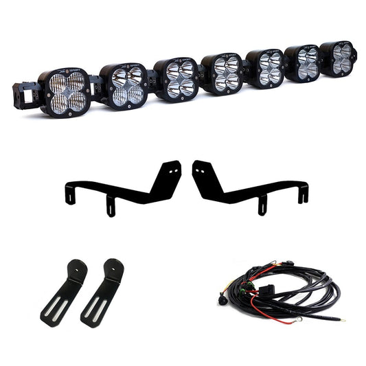 Baja Designs 7 XL Linkable Light Kit With Bumper Bracket 17-19 Ford Superduty