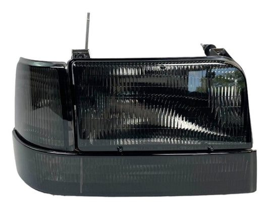 Complete Performance Smoked Diffused Headlight Kit 92-97 Ford F-250/350
