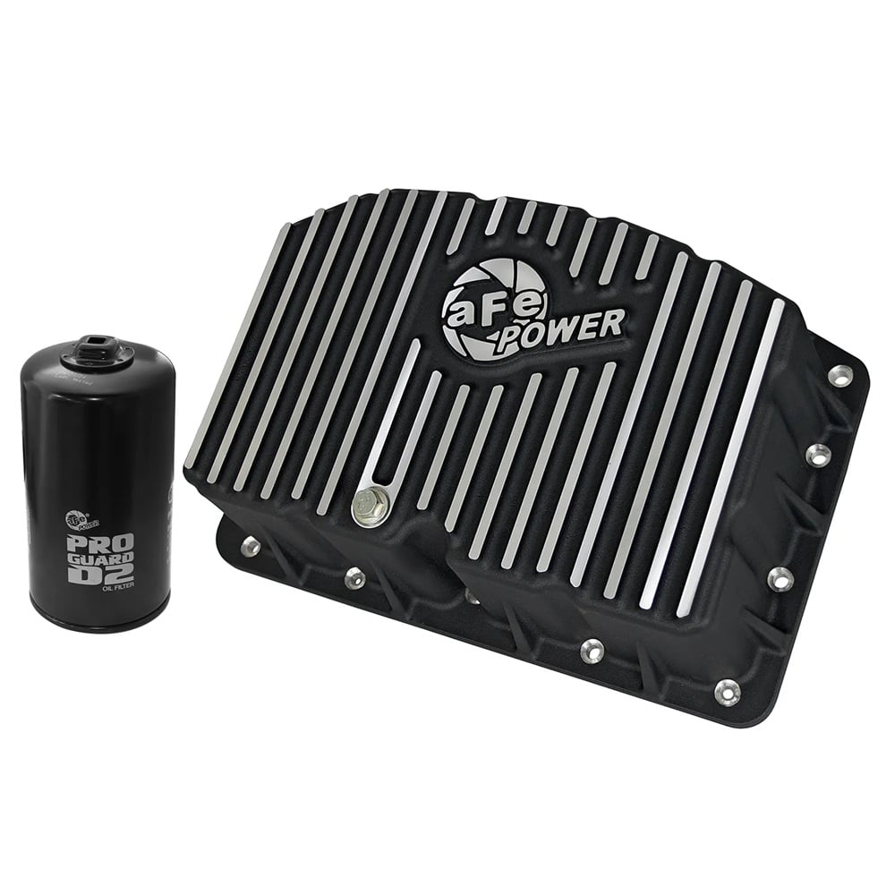 AFE Engine Oil Pan With Machined Fins 11-25 Ford 6.7L Powerstroke