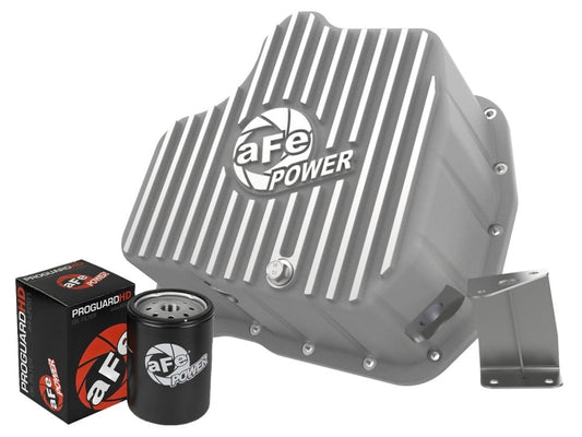 AFE Engine Oil Pan 01-10 GM 6.6L Duramax