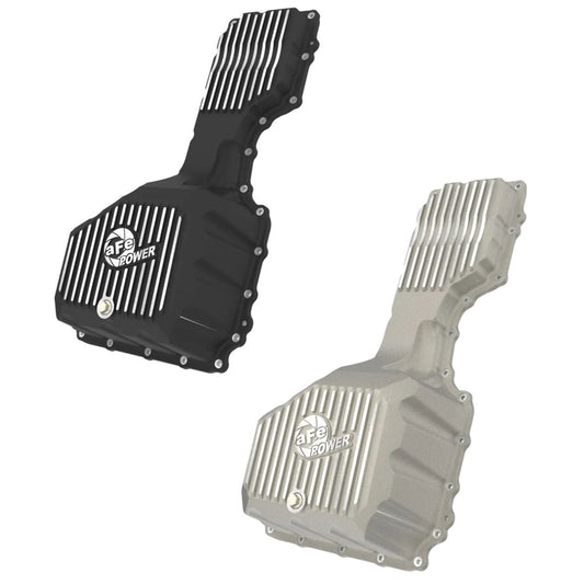AFE Power Pro Series Engine Oil Pan Black With Machined Fins 20-25 GM 6.6L Duramax L5P