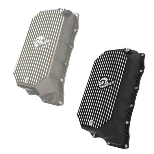 AFE Power Pro Series Transmission Pan With Machined Fins 20-25 GM 6.6L Duramax L5P