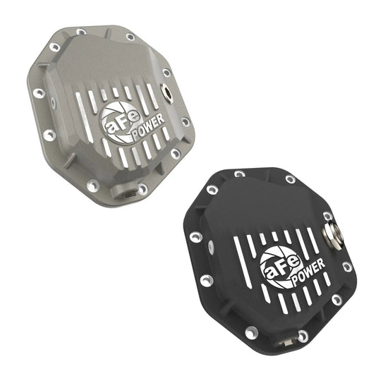 AFE Power Pro Series Front Differential Cover with Machined Fins 20-26 GM 3.0L Duramax LM2/LZO