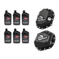 AFE Front And Rear Differential Cover With Oil 20-25 GM 2500HD/3500HD 4WD
