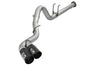 AFE Rebel XD Series 4" 409 Stainless Steel DPF-Back Exhaust Dual Tips 17-25 Ford 6.7L Powerstroke