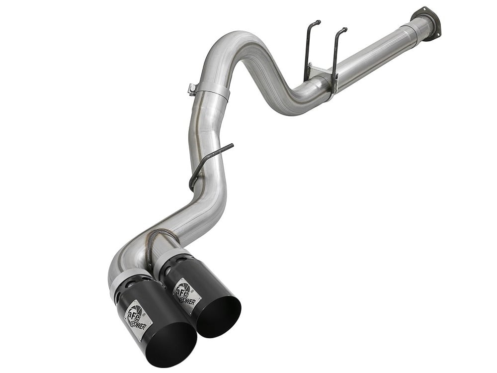 AFE Rebel XD Series 4" Stainless DPF-Back Exhaust system for 15-16 Ford 6.7L Powerstroke