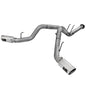 AFE Large Bore HD 4" Dual Side Exit Stainless Steel Exhaust System 15-16 Ford 6.7L Powerstroke
