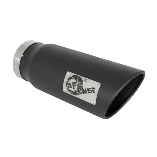 AFE MACH Force-Xp 5" 409 Black Stainless Steel Exhaust Tip