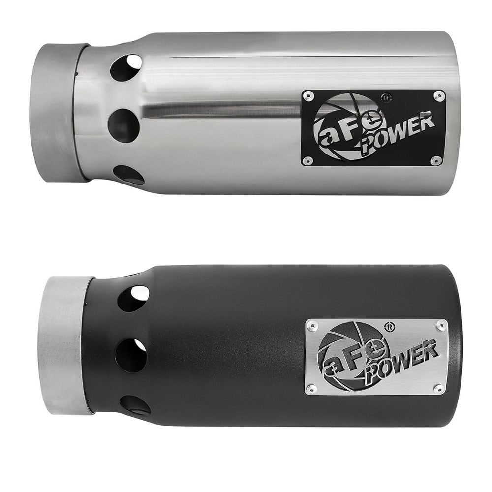 AFE Saturn 4S Stainless Steel Intercooled 4" Inlet / 5" Outlet Exhaust Tip
