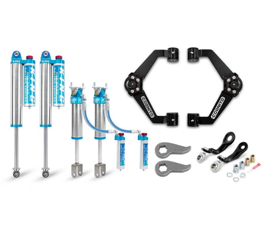 Cognito Elite Leveling Kit With King 2.5 Reservoir Shocks 11-19 GM 6.6L Duramax LML/L5P