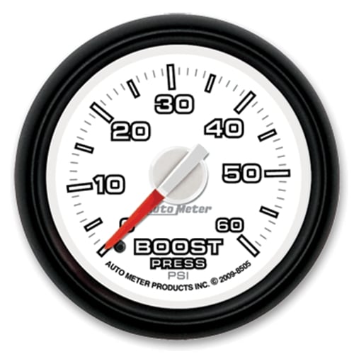 Auto Meter "Factory Match" Boost Gauges 3 Pressure Ranges 3rd Gen Ram