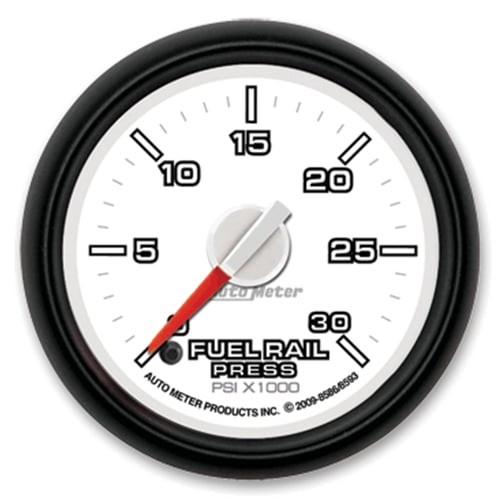 Auto Meter "Factory Match" 0-30,000 PSI Fuel Rail Pressure Gauge 3rd Gen Ram