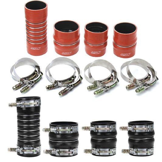 HPS High Temp Reinforced Silicone Intercooler Boot Kit 07.5-09 Dodge 6.7L Cummins