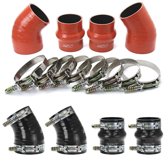 HPS High Temp Reinforced Silicone Intercooler Boot Kit 94-02 Dodge 5.9L Cummins