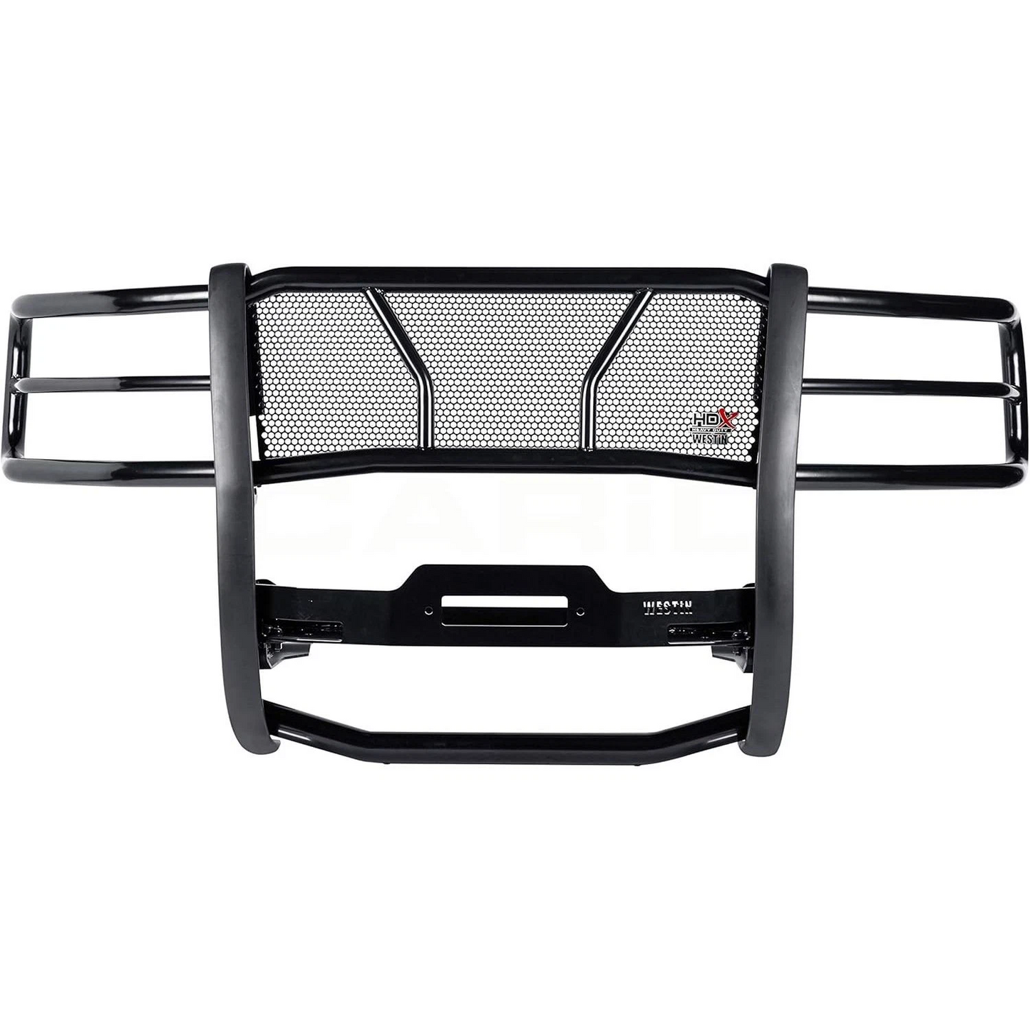 Westin HDX 3-Piece Black Winch Mount Grille Guard 19-24 Ram 2500/3500