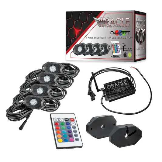 Oracle Lighting 4-Piece ColorSHIFT Underbody Wheel Well Rock Light Kit