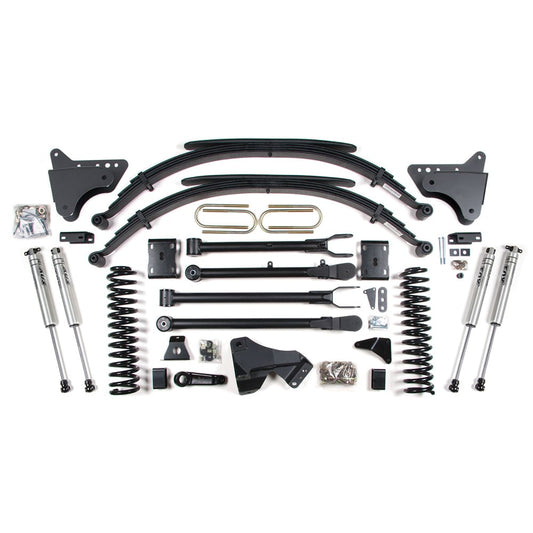 BDS Suspension 4" Lift Kit 4-Link 11-16 Ford 6.7L Powerstroke F-250/F-350 4WD
