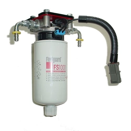 GDP MK-10 High Flow Fuel Filter (Heated) + Big Line Kit 98.5-02 Dodge 5.9L Cummins