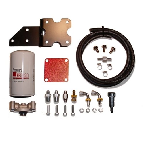 GDP MK-2 High Flow Fuel Filter + Big Line Kit 10-12 Dodge 6.7L Cummins