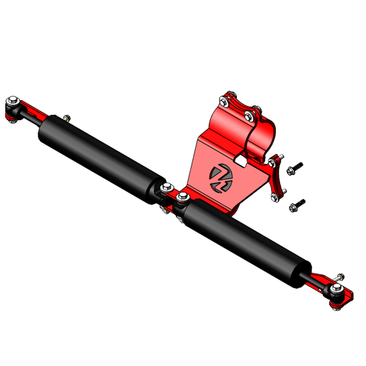 Kelderman Dual Steering Stabilizer Kit 23-25 Ford F-250/350 SuperDuty
