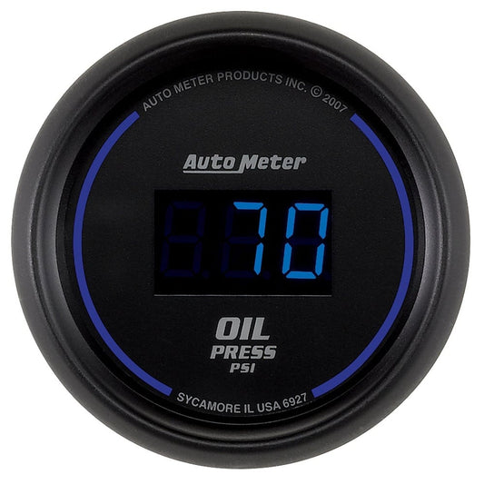 Auto Meter 2-1/16" Cobalt Digital Oil Pressure Gauge 5-100 PSI