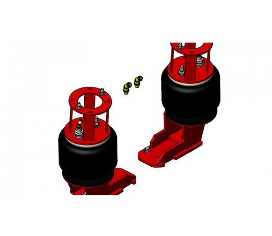 Kelderman 2-Stage Stock Height Front Air Suspension Kit 17-22 Ford 6.7L F-450 4WD Pickup