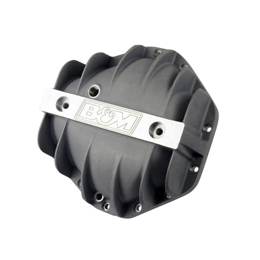 B&M Hi-Tek Natural Aluminum Corporate 14 Bolt Differential Cover 73-00 GM Diesel