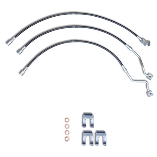 Crown Brake Lines 0"-12" Lift 01-04 Ford SuperDuty/Excursion F-250/350 4WD