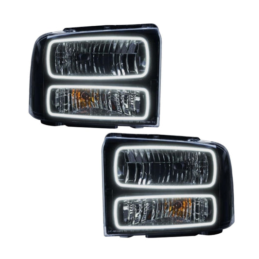 Oracle Lighting Pre-Assembled Black Halo Headlights 05-07 Ford F-250/F-350 Super Duty