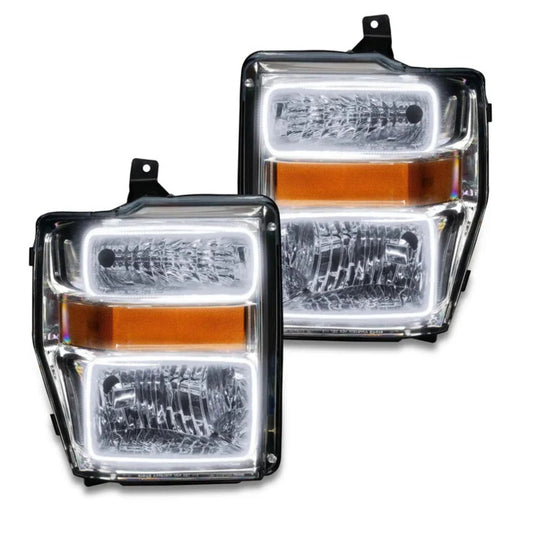 Oracle Lighting Pre-Assembled Chrome Housing Halo Headlights 08-10 Ford F-250/F-350 Super Duty