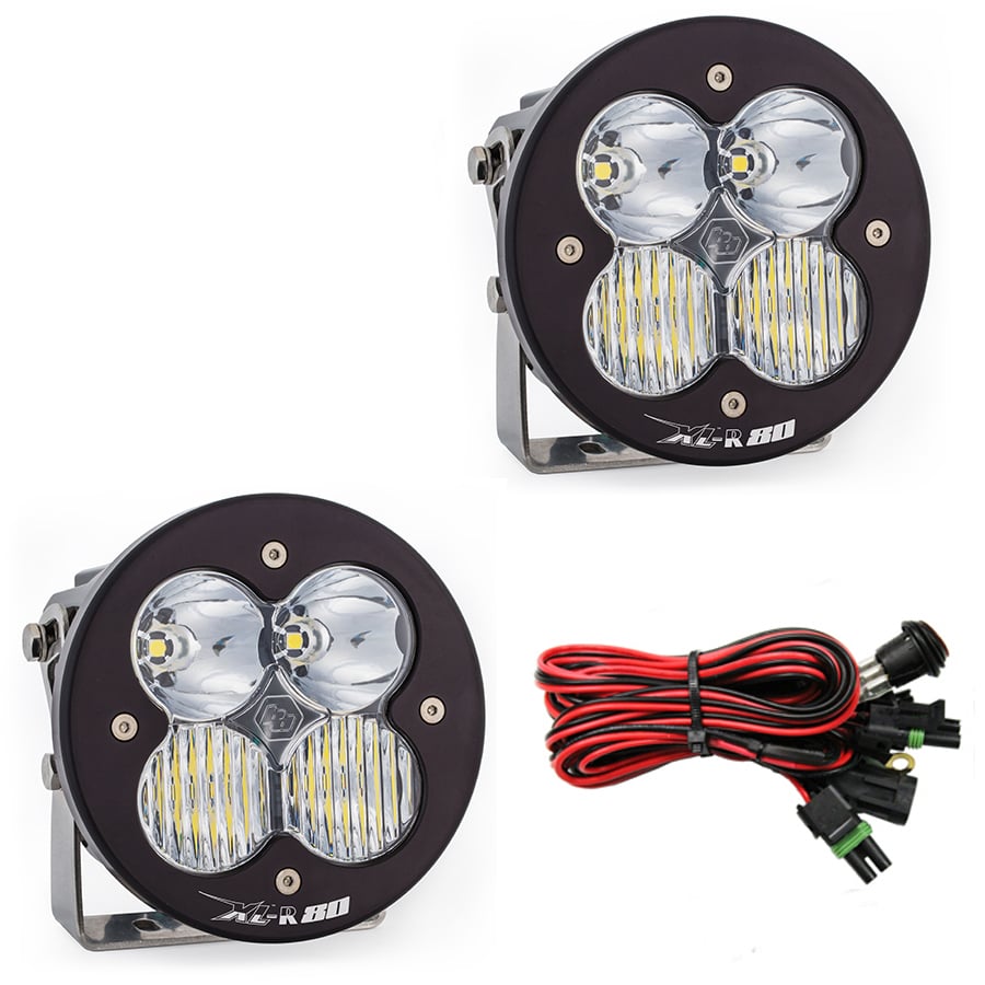 Baja Designs XL-R 80 LED Light - Pair Pack