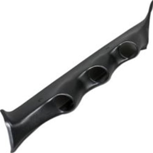 Auto Meter Triple Gauge Pillar Black 08-10 Ford SuperDuty 17313