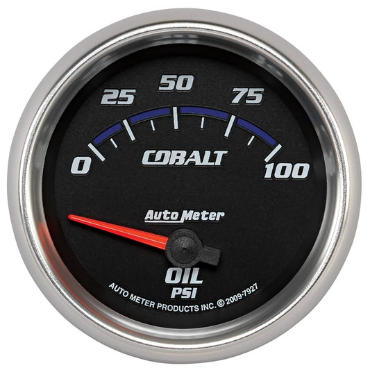 Auto Meter 2-5/8" Cobalt Oil Pressure Gauge 0-100 PSI
