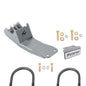 Synergy Manufacturing Dual Steering Stabilizer Bracket 05-25 Ford Superduty F-250/F350