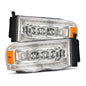 Alpharex NOVA-Series Chrome LED Projector Headlights 03-05 Ram 5.9L Cummins
