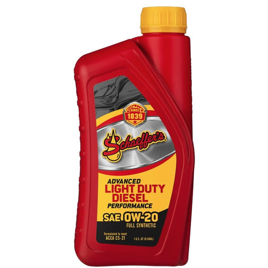 Schaeffers Oil Advanced Light Duty Performance 0W-20 Diesel Oil 20-24 GM 3.0L Duramax LM2/LZ0
