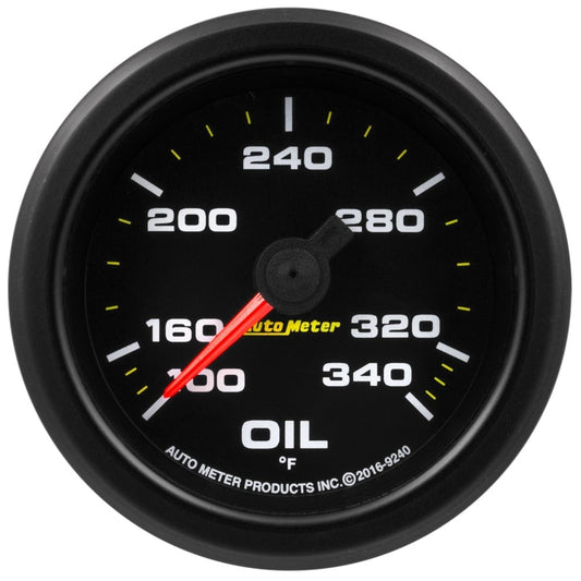Auto Meter 2-1/16" Extreme Environment Oil Temperature Gauge 0-340° F