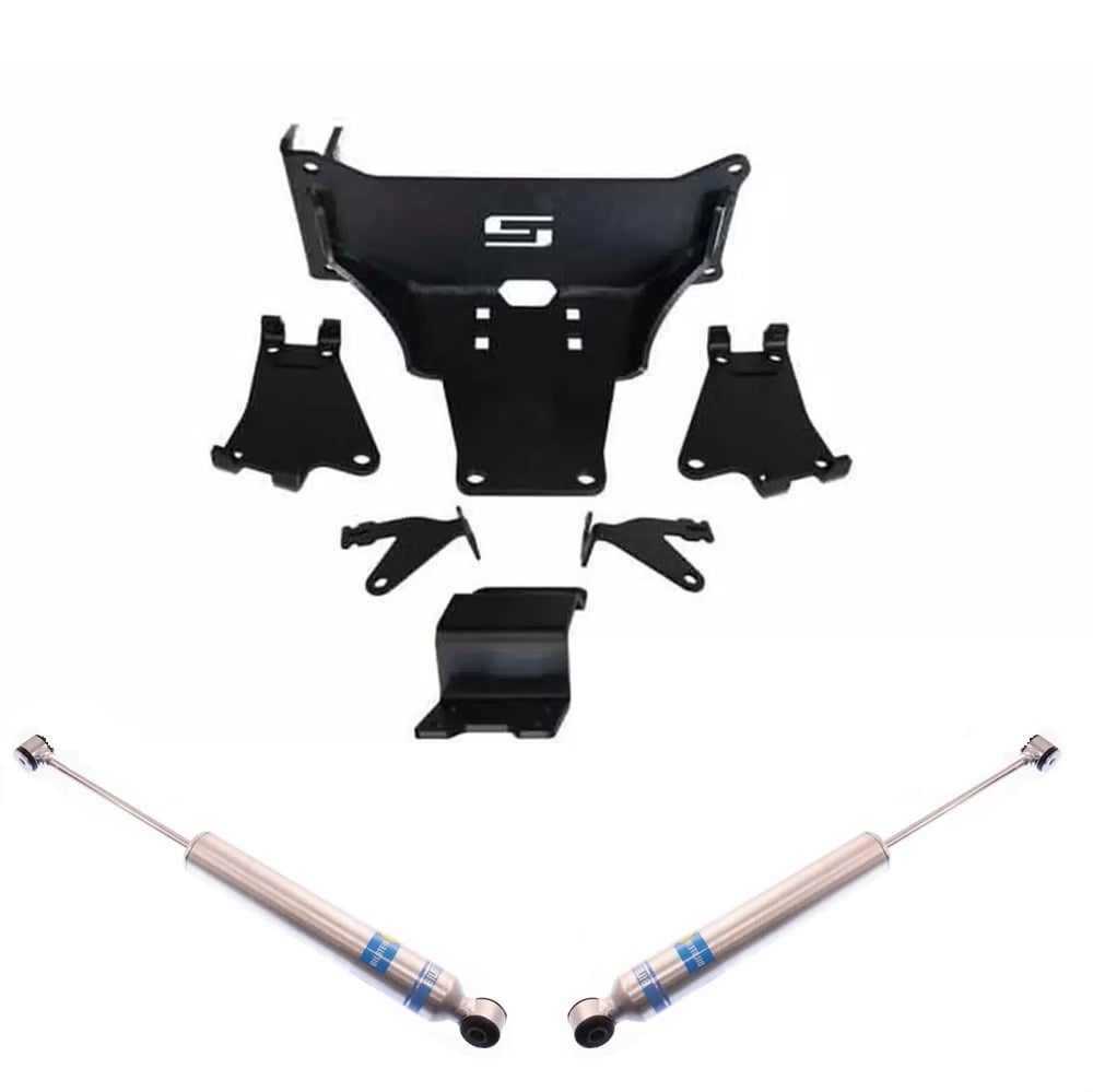 RealTruck SuperLift Dual Steering Stabilizer Kit 99-04 Ford F-250 / F-350