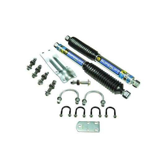 RealTruck SuperLift Dual Bilstein Steering Stabilizer Kit 69-93 Dodge W200 W250 4WD