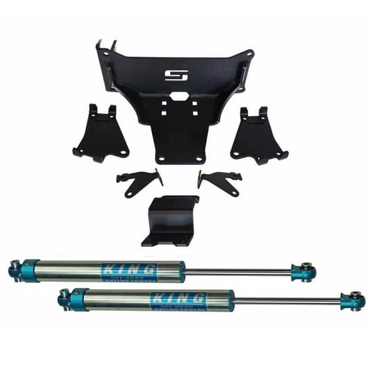 RealTruck SuperLift Dual Steering Stabilizer Kit 05-22 Ford F-250 / F-350