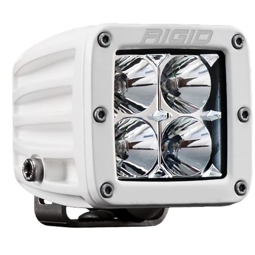 Rigid Industries D-Series PRO | 4 LED Compact Light | White Housing