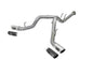 AFE Large Bore-HD 4" Stainless Dual Exhaust 17-25 Ford 6.7L Powerstroke