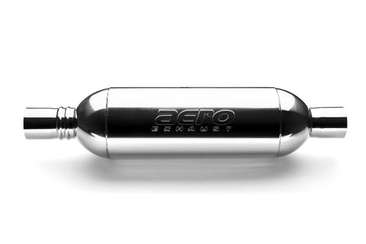 Aeroturbine Resonated 2.5" In x 2.5" Out Muffler 2525XL