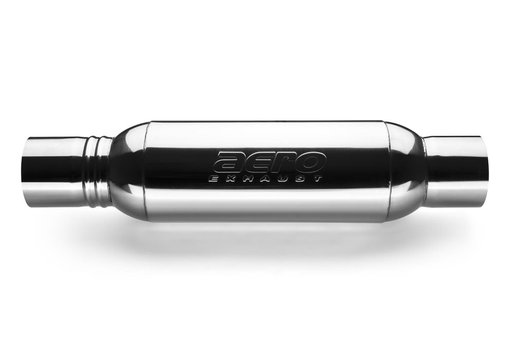 Aeroturbine Resonated 4.0" In x 4.0" Out Muffler 4040XL