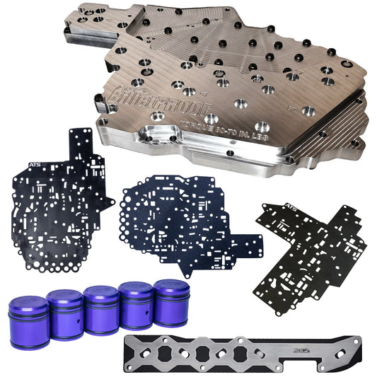 ATS 68RFE Complete Billet Channel Plate Kit 19-22 Ram 6.7L Cummins