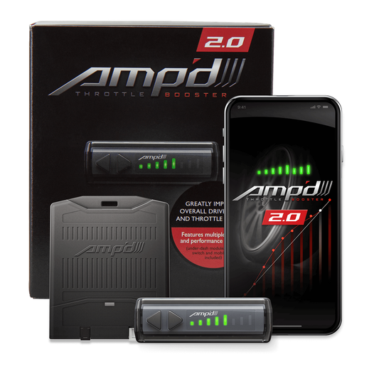 Edge 38862-D2 AmpD 2.0 Throttle Booster with BlueTooth Power Switch 07-22 Ram 5.9L / 6.7L Cummins