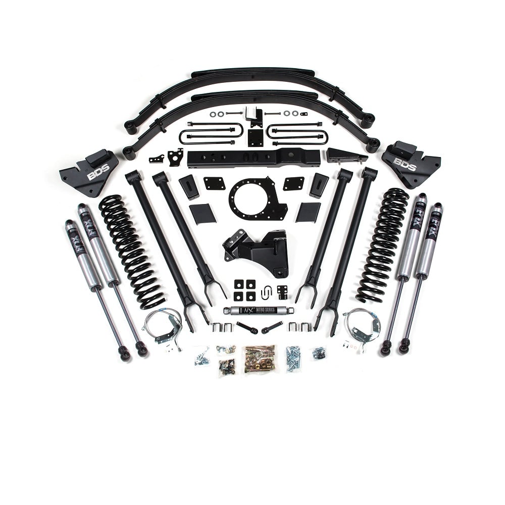 BDS Suspension 8" Lift 4 Link System 17-19 Ford 6.7L Powerstroke
