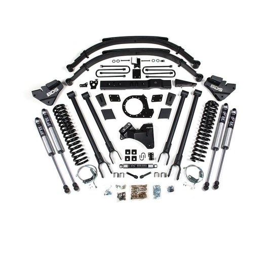 BDS Suspension 8" Lift 4 Link System 17-19 Ford 6.7L Powerstroke