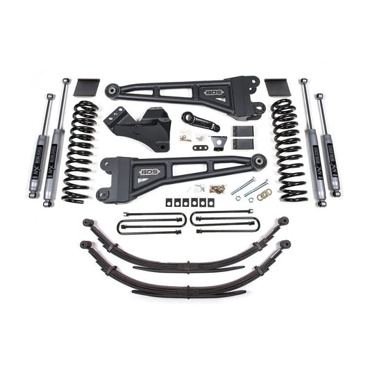 BDS Suspension 6" Radius Arm Lift Kit 11-16 Ford 6.7L Powerstroke F-250 / F-350